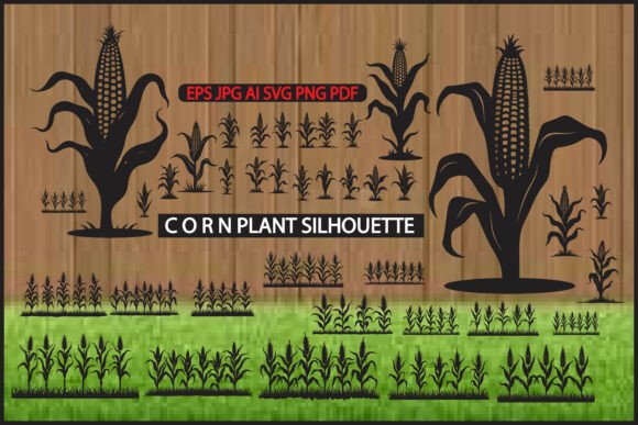 Corn Plant Silhouette Bundle: A Designer's Field Test