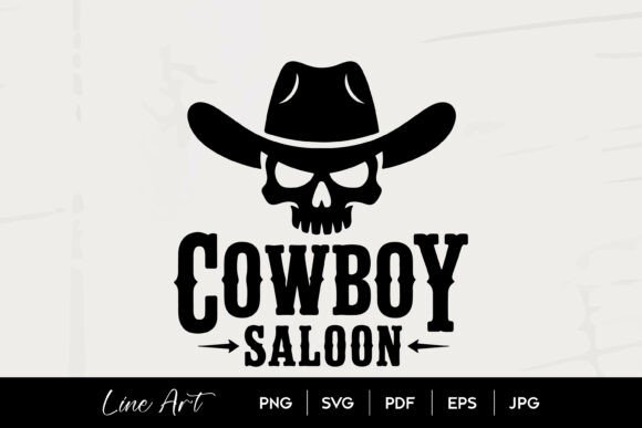 Cowboy Saloon Skull SVG: A Designer's Review for Embroidery
