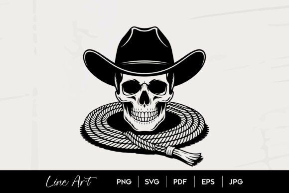 Cowboy Skull Rope SVG: A Designer's Review for Embroidery
