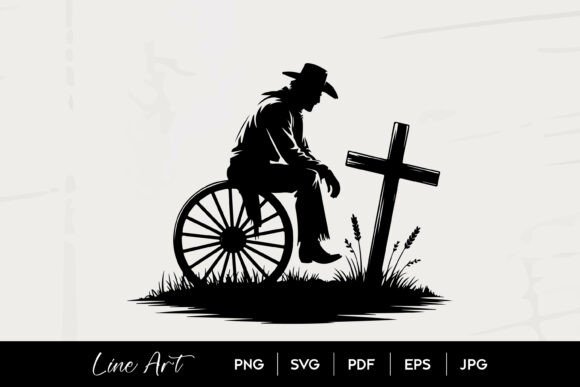 Cowboy Wheel Cross Silhouette: A Designer's Review