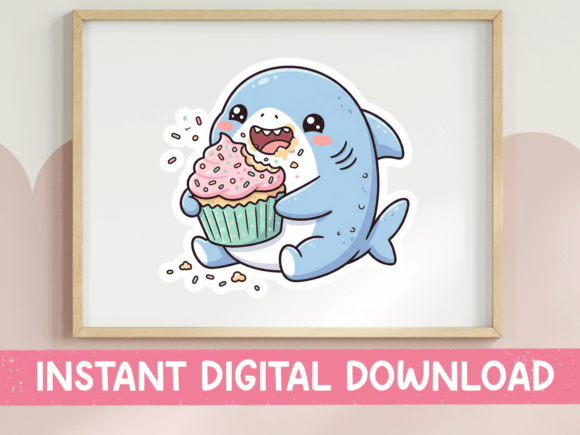 Cupcake Shark Sprinkle Kawaii SVG: A Designer's Review