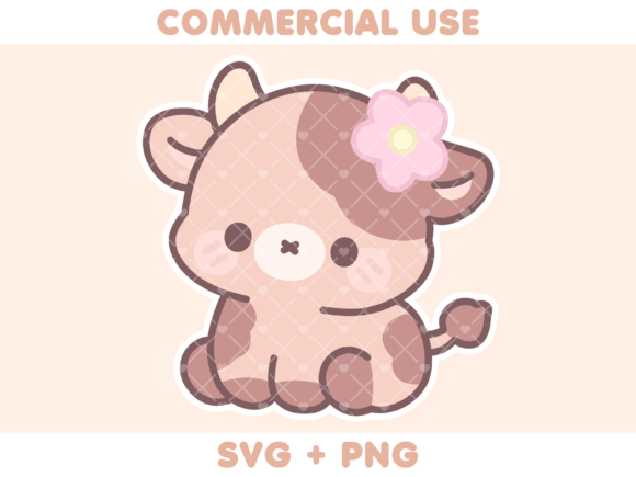 Cute Brown Cow Sitting: A Designer's Review