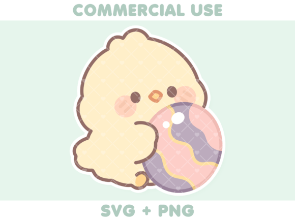 Cute Chick Holding Easter Egg: A Designer's Review