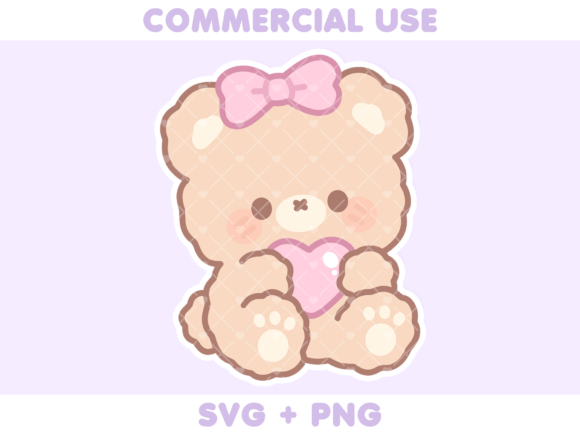 Cute Fluffy Beige Bear Holding Heart: A Designer's Review