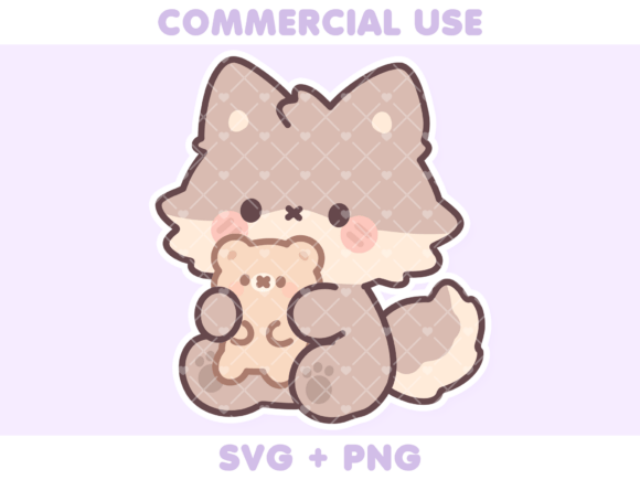 Cute Grey Wolf Holding Teddy Bear: A Designer's Review