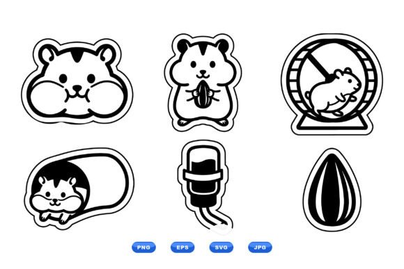Cute Hamster Sticker SVG Pack: A Designer's Review