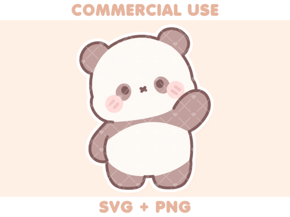 Cute Panda Waving: A Designer's Review for Embroidery