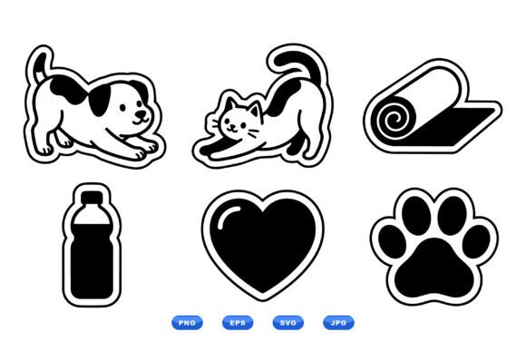 Cute Pet Sticker SVG Clipart: A Designer's Review
