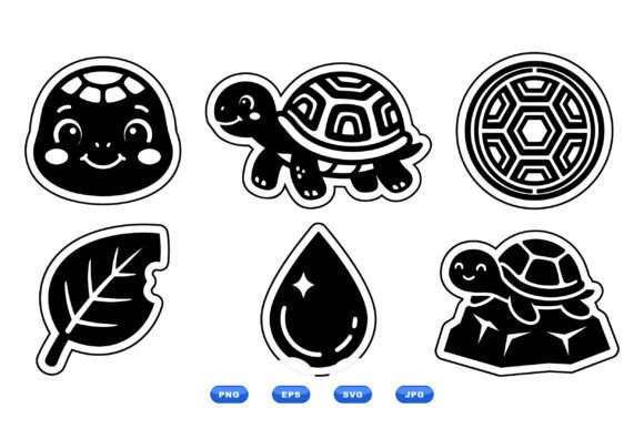 Cute Turtle Sticker SVG Set: A Designer's Review
