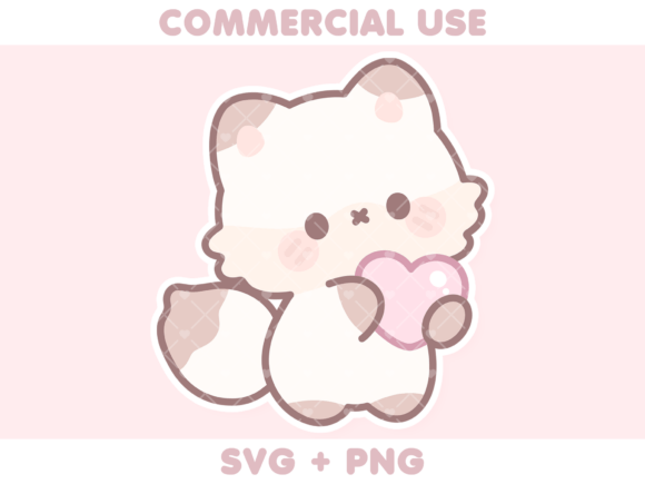 Cute White Fox Holding Heart: A Designer's Review