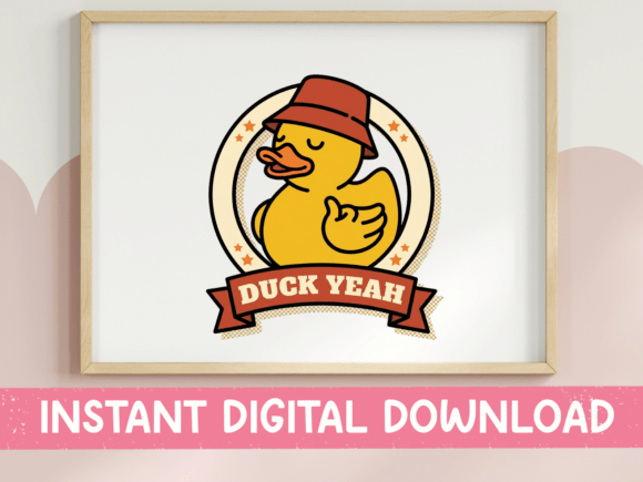 Duck Yeah Retro Badge: A Designer's Review
