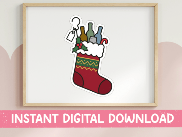 Funny Christmas Stocking with Wine: A Designer's Review