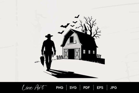 Haunted Barn Cowboy SVG: A Designer's Stitch Review