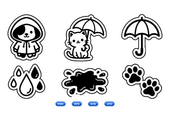 Rainy Day Pet Sticker Svg: A Designer's Review