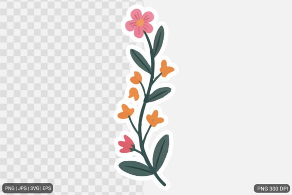 Review: Cute Flower Sticker Design for Embroidery