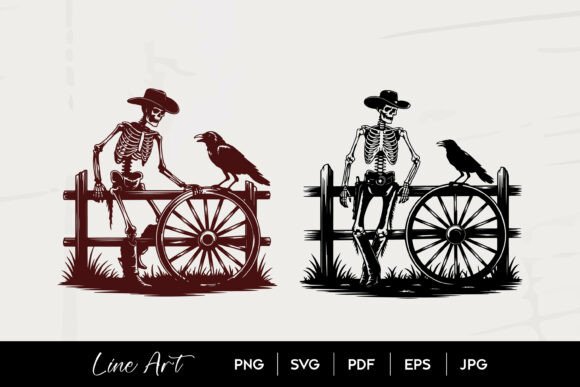 Skeleton Cowboy Raven SVG: A Designer's Field Test