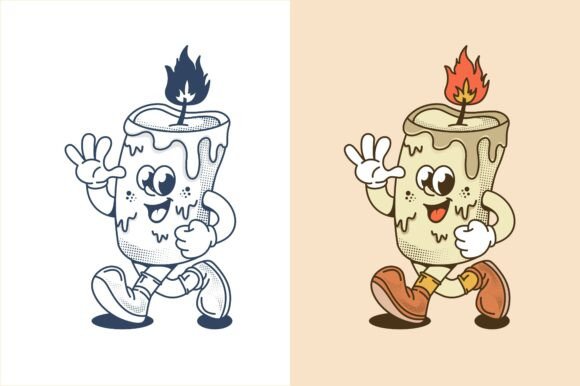 Vintage Candle Mascot: A Designer's Embroidery Review