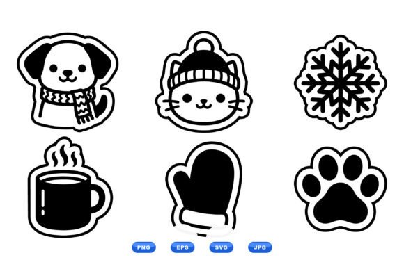Winter Pet Sticker SVG Pack: A Designer's Stitch Review